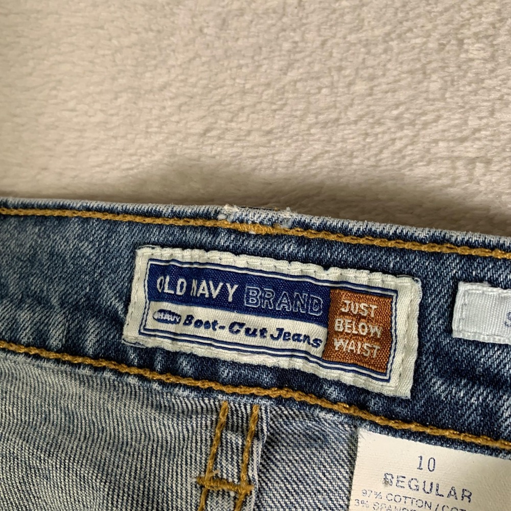 Vintage Old Navy Jeans Womens‎ 10 Blue Stretch Bootcut Just Below Waist 2000s - Picture 3 of 14